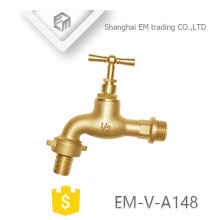 EM-V-A148 Bibcock d&#39;arrêt en laiton avec le robinet de jardin de robinet d&#39;eau de poignée de T